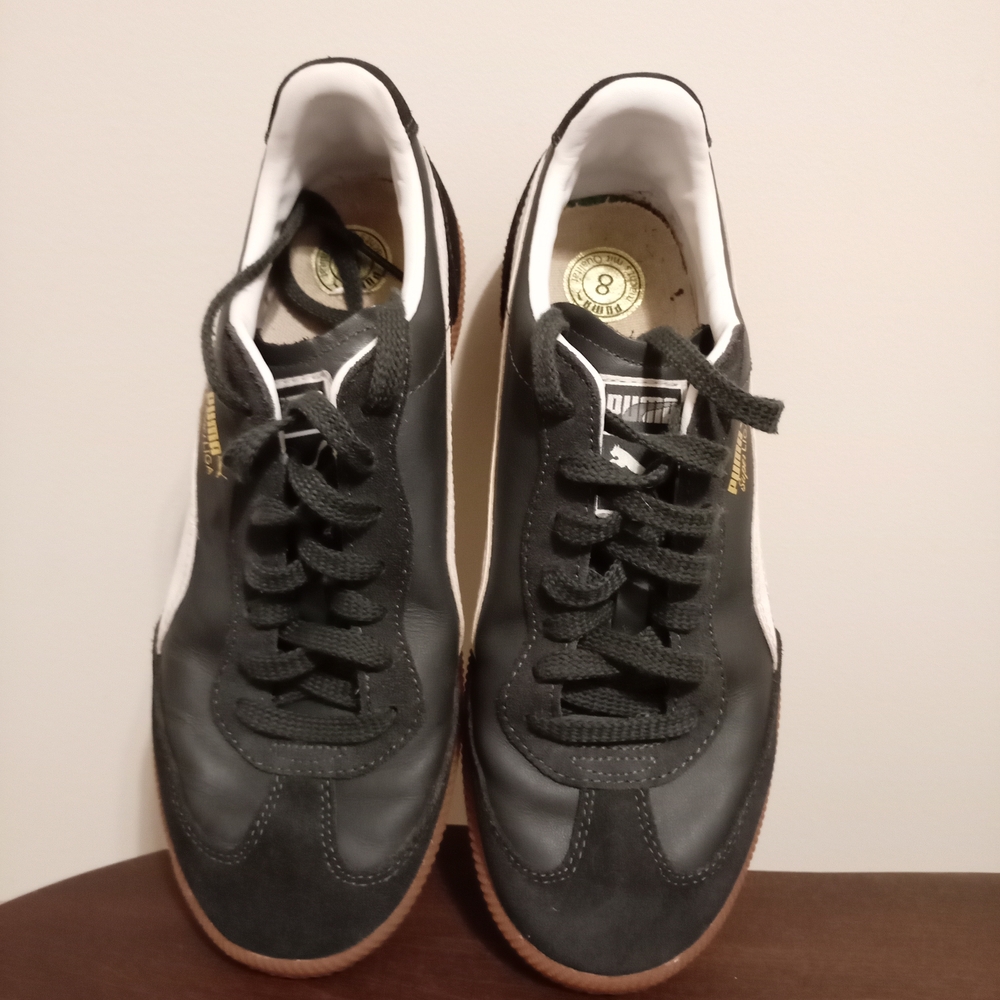 Puma Men's Gray and White Sneakers - Picture 6 of 12